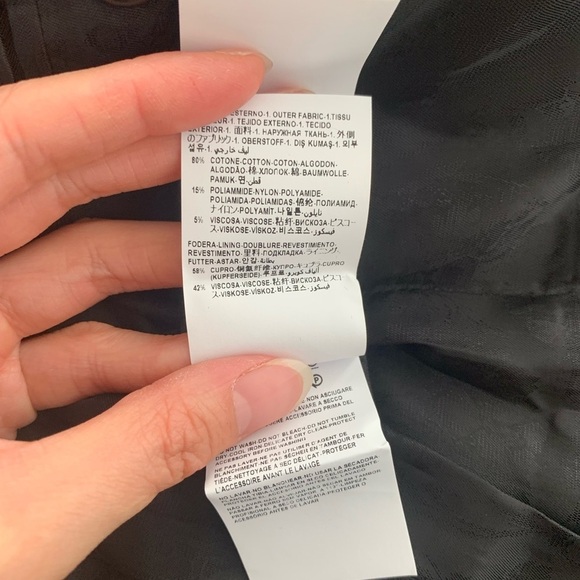 CURRENT SEASON Versace double breasted metallic blue tweed blazer jacket NWT - Picture 13 of 13